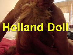 142 Holland Doll - Blond Silicone Doll Empties the Duke Needs You