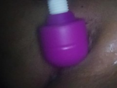 Kinky masterbation tease with vibrator