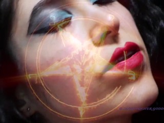Satanische Doop - Femdom Beknoteer Erotische Magie Satanische Religieuze Fetish Vrouwelijke Overheersing Godin