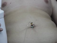 Navel inflation part 1. Just like an enema
