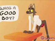 Preview 4 of Gay Mr. Wolf Fuck Animation Gay Yiff Animation The Bad Guys