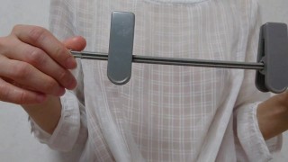 wear a nipple clip for the first time　outdoor masturbation japanese