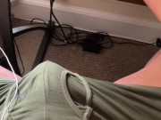 Preview 5 of Covering his sneakers with cum!