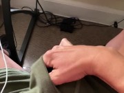 Preview 6 of Covering his sneakers with cum!