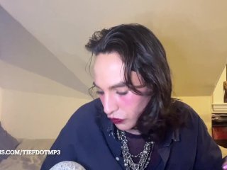 T*psy Twink Talks to you while she teases you and strips (TEASER, FULL VIDEO SOON)