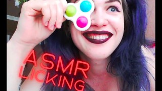 💞 ASMR LICKING SIMPLE DIMPLE 🍭🍬🍌