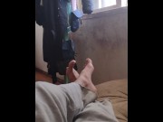 Preview 6 of Thats my feets thats my toes Fetish and worship on man feets