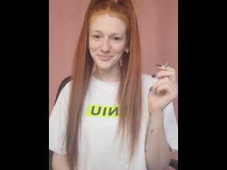 red head, verified amateurs, kink, smoking fetish