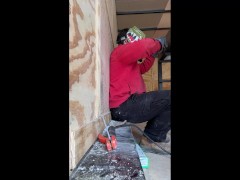 Hot Welder Fucks and Penetrates 1/8 Steel