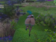 Preview 6 of Skyrim SE THICC Vana Cyan Gameplay
