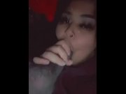 Preview 6 of Mexican whore sucks dick in a Cadillac