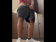 Preview 4 of Got Horny at the Gym 💦 Came Twice in the Lockerroom😈 would you help me 👀