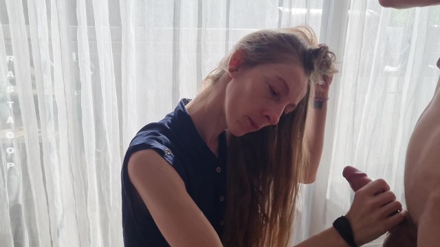 Минет вживую