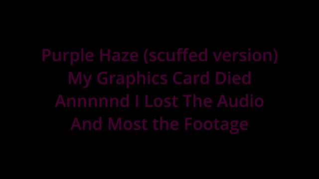 Purple Haze- Scuffed freebee