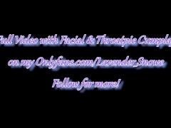 Sloppy Leglock Facial Cum in Throat for Beautiful Alt College Girl in Pigtails