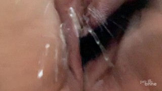 Horny babe squirting and creaming - compilation