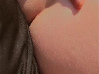 reality, babe, outdoor, dripping creampie