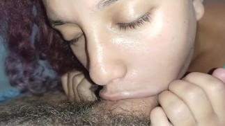 gorge profonde jusqu’à ce que j’ai envie de vomir, lavant presque le bâton de puke, ça s’allume🍆💦🤤🥹💦