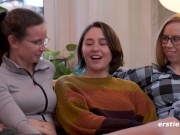 Preview 1 of Ersties - Heißer Vierer mit dem ersten Mal lesbisch für Charlie