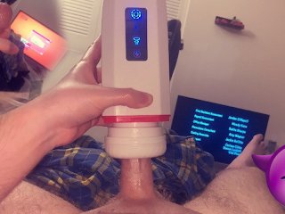 average size dick, redhead cumshot, sex toy review, thick white cock