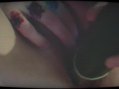 Fucking myself with a cuke