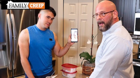 FamilyCreep - Latino Jock Gets POUNDED BY HIS STEPDAD'S MASSIVE COCK