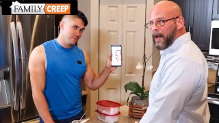 FamilyCreep - Latino Jock Gets POUNDED BY HIS STEPDAD'S MASSIVE COCK