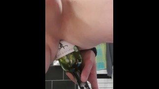 Botte of wine in my ass 1