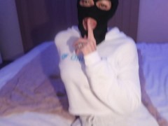 Mommy snuck into his room!