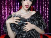 Preview 1 of Goddess in fur - sensual domination findom italian mistress padrona italiana pelliccia dominatrix