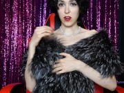 Preview 2 of Goddess in fur - sensual domination findom italian mistress padrona italiana pelliccia dominatrix