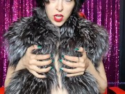 Preview 6 of Goddess in fur - sensual domination findom italian mistress padrona italiana pelliccia dominatrix
