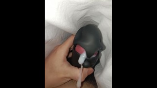 The vibrator shakes the cock really cool, and the semen is squeezed out in a few clicks to provoke WW