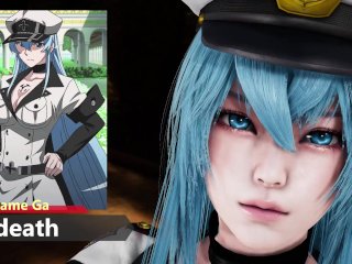 cartoon, akame ga hentai, handjob, esdeath hentai