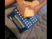 Preview 4 of Solo male pounds flesh light, dirty talk, cum for me