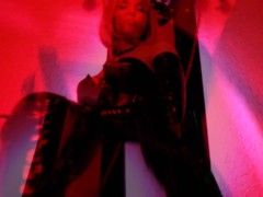 Femdom Mistress Eva Latex Pink Hair Big Ass Milf Fetish Goddess BDSM Solo High Heels Kink Sexy Hot