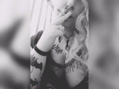 Two cigarettes and a girl