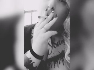 Two cigarettes and a girl