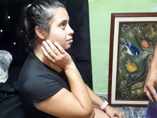 He helps me fix my room and he paid him with a good blowjob