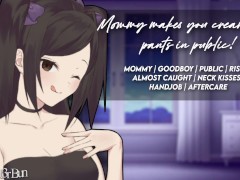 [F4M] Step-Mommy Makes You Cream Your Pants in Public | [ASMR Audio Only]