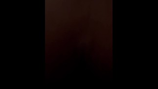 Ebony Bouncing on my fat white cock