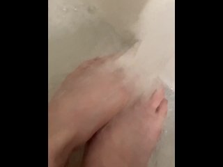 vertical video, lesbian feet, brunette, love her feet