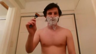 Shaving my face for an OF poll