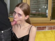 Вкусненько покормил сводную сестренку спермой