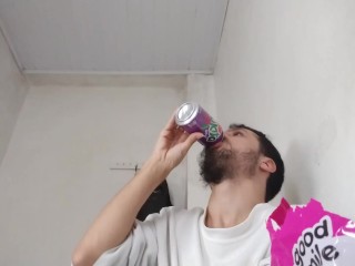 Grape Soda Food Fetish Drinking Refri Big Mouth Boy