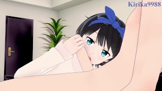 Ruka Sarashina and I have intense sex in the bedroom. - Rent-A-Girlfriend Hentai