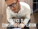 Office Slut blowjob compilation massive cumshot big dicks