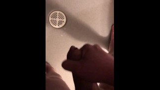 Cumming really hard in hotel shower