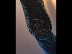 Giantess jelly shoes stomp!