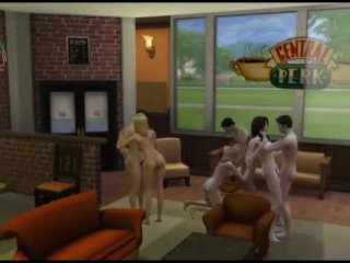 uncensored, friends tv, sims 4